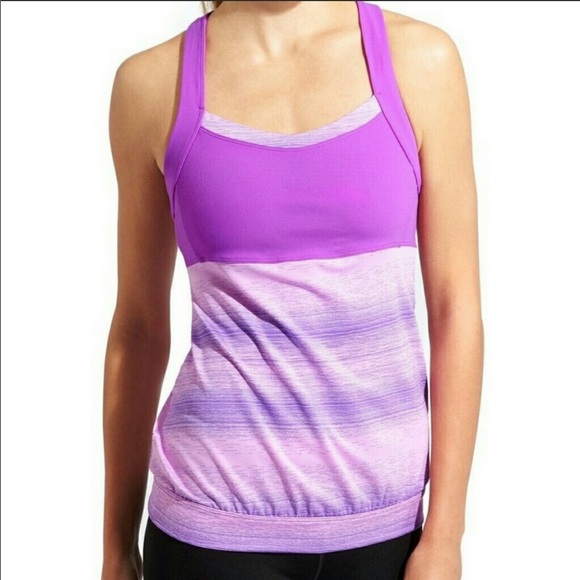 Athleta purple stride crunch & punch strappy tank - Picture 1 of 8